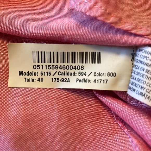 MASSIMO DUTTI | 100% Cotton Short Sleeve Military Button Down Shirt- sz S/M - Picture 10 of 10